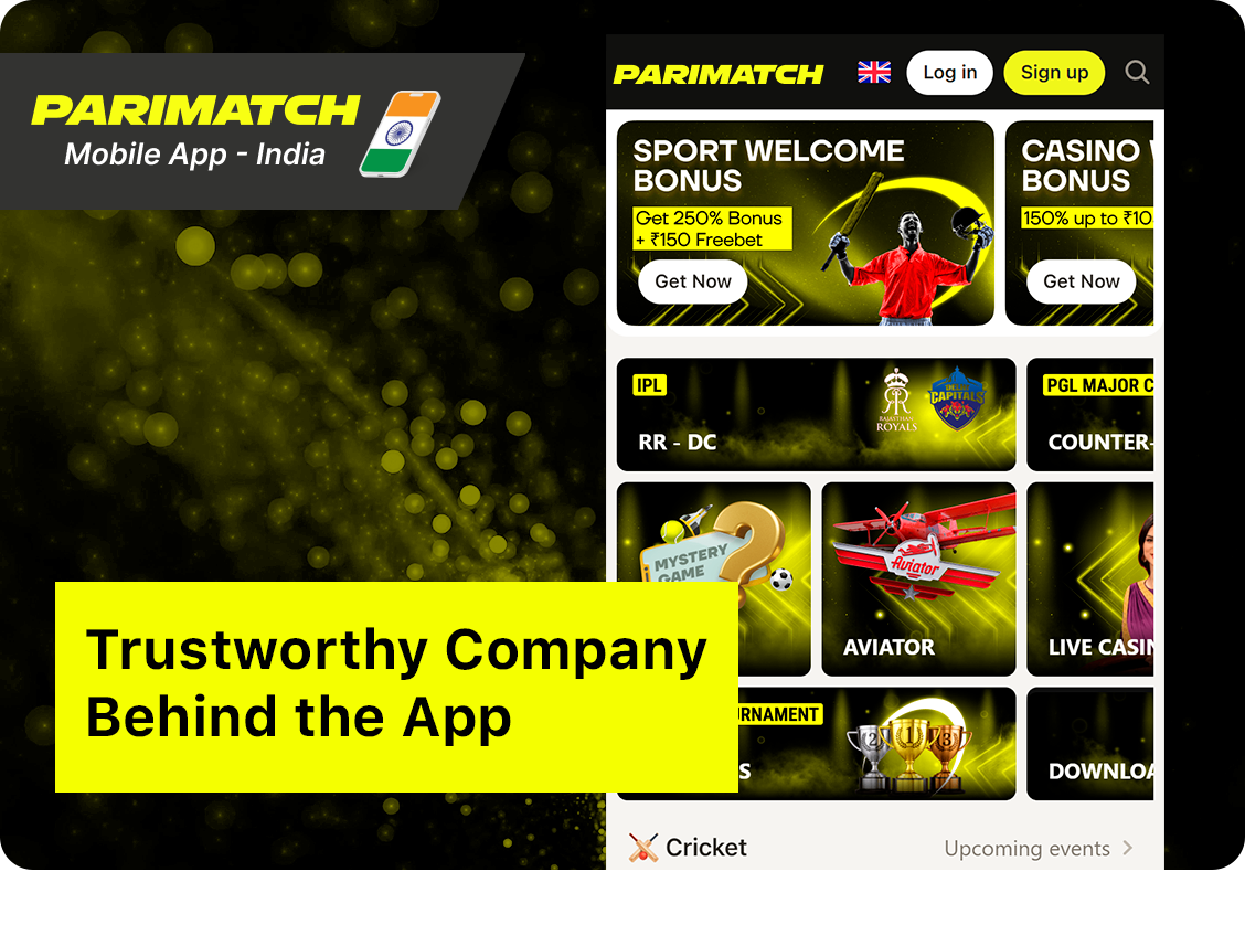 Parimatch is an international company with 20+ years of experience
