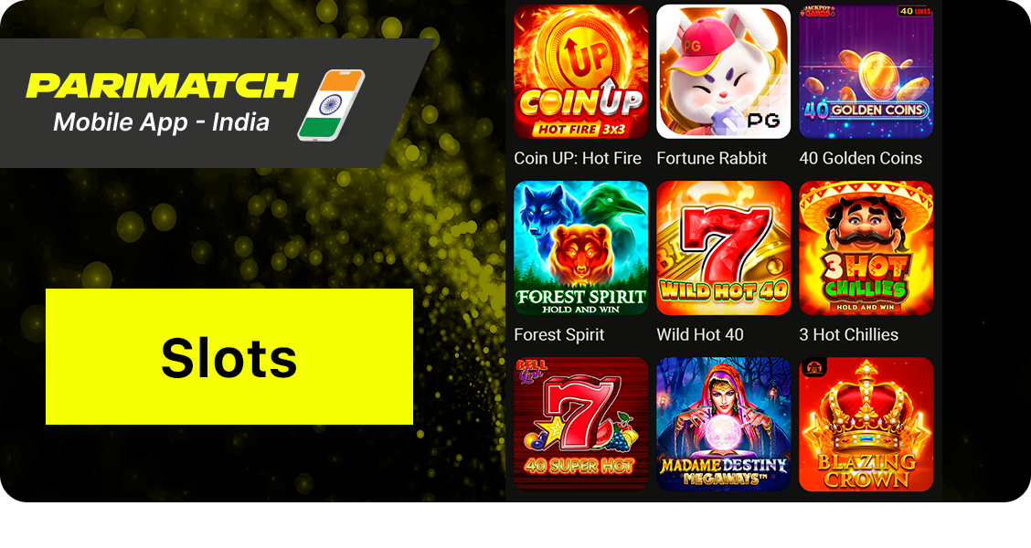 Parimatch App Casino Slots Category