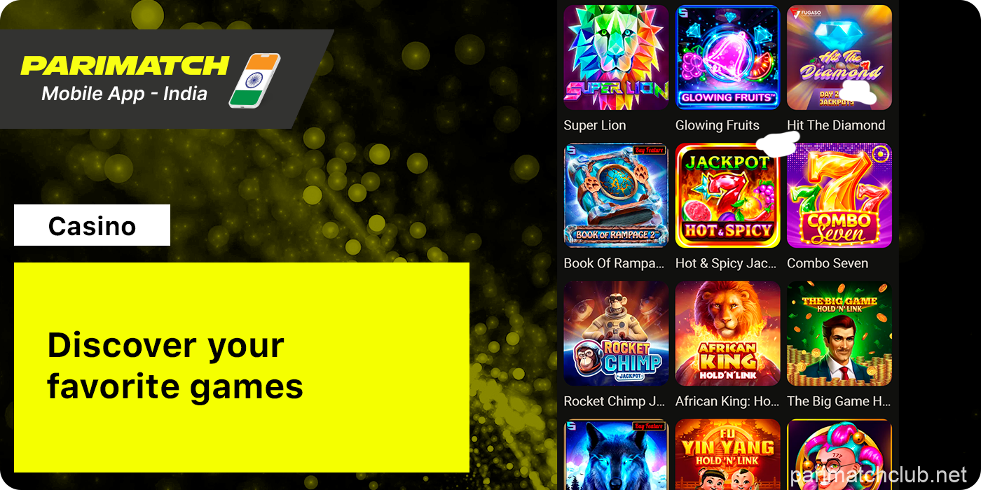 Discover Parimatch India Casino App Games