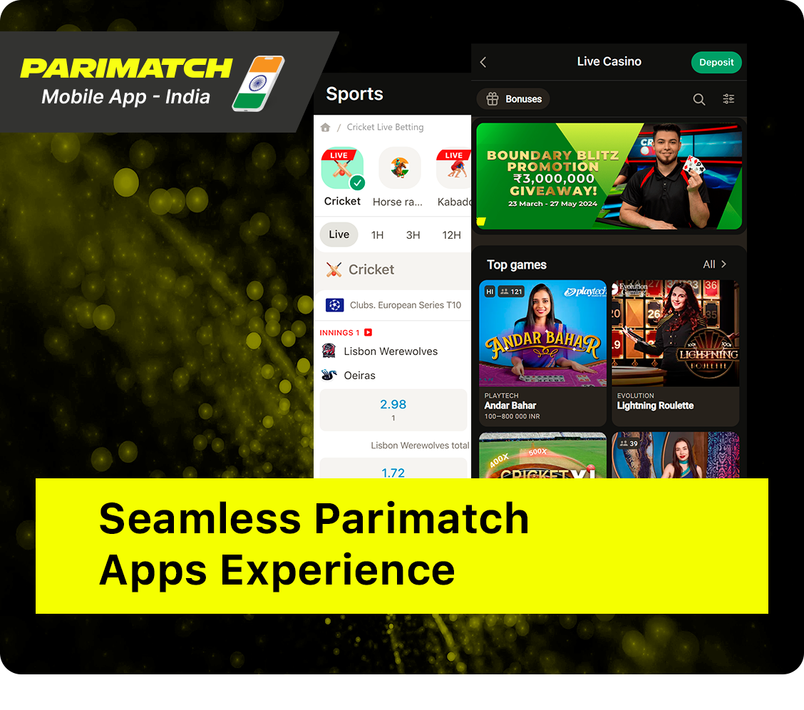 Seamless Parimatch India Apps Experience