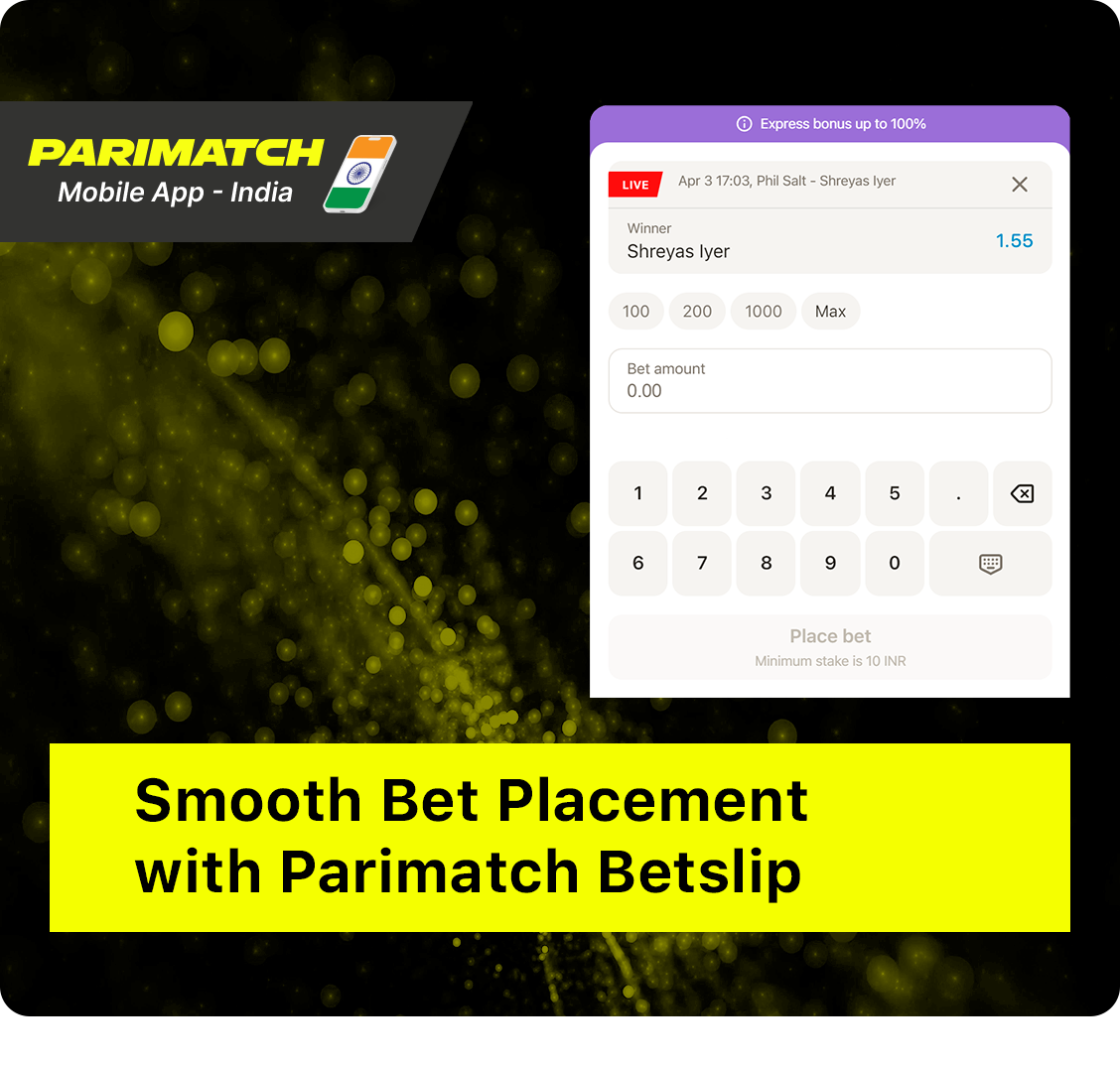 Parimatch Betslip