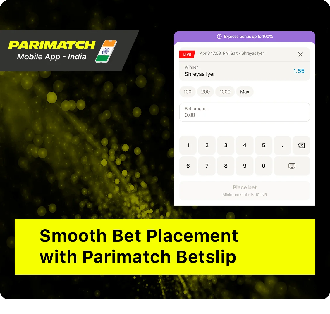 Parimatch Betslip